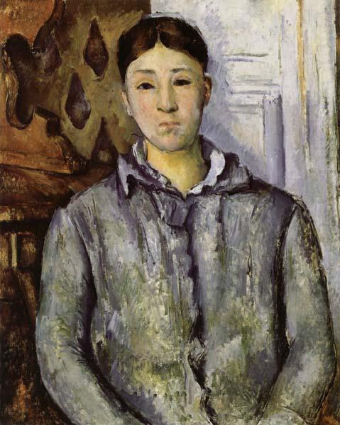Madame Cezanne in Blue, Paul Cezanne